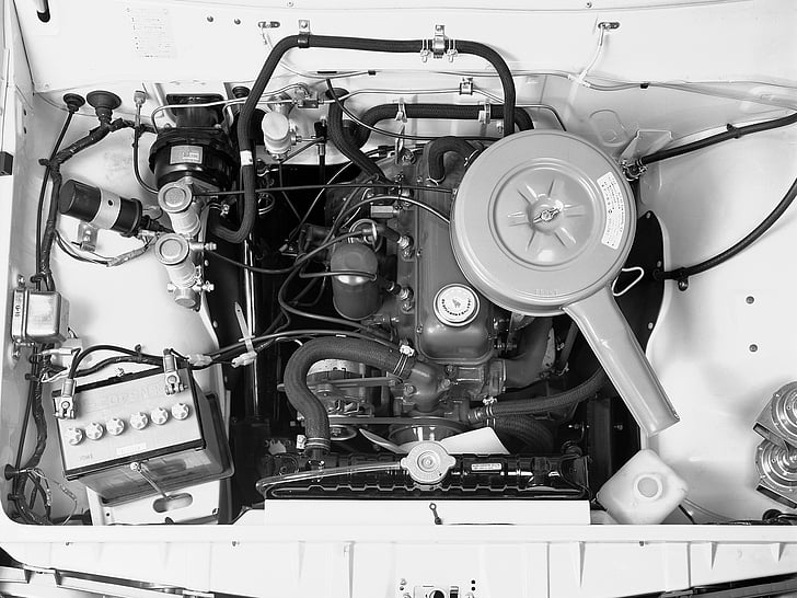 1972, 620, datsun, engine, pickup, HD wallpaper