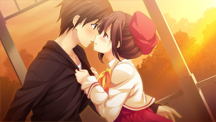 Anime Couple Romantic Wallpaper gambar ke 7