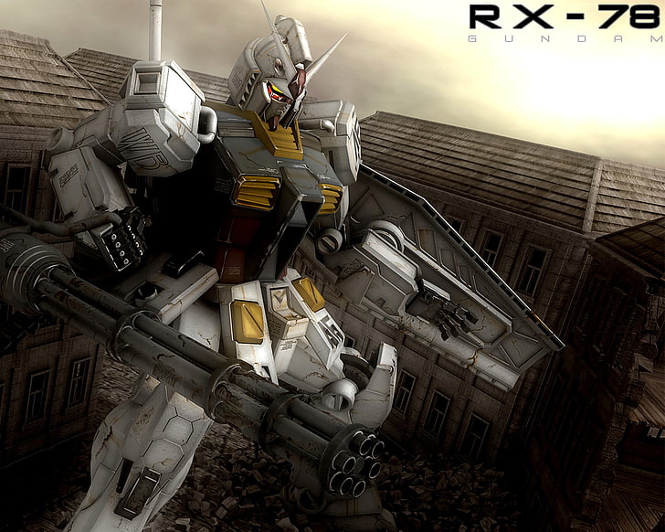Gundam RX-78 digital wallpaper, Anime, Gundam, GN-003 Gundam Kyrios, HD wallpaper