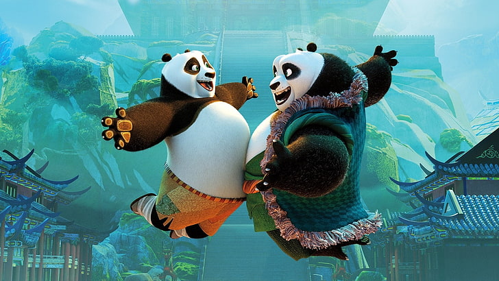 Kung Fu Panda, Kung Fu Panda 3, Po (Kung Fu Panda), HD тапет