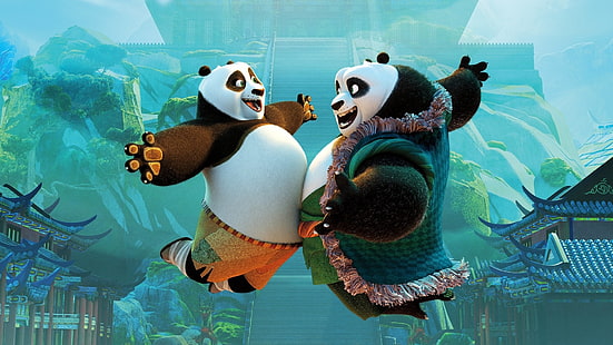Кунг-фу панда, кунг-фу панда 3, по (кунг-фу панда), HD обои HD wallpaper