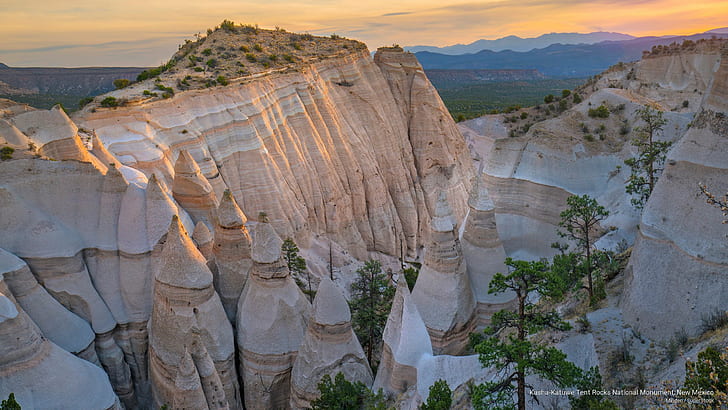 Национален паметник на скалите Kasha-Katuwe, Ню Мексико, природа, HD тапет
