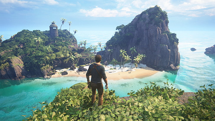Uncharted digital wallpaper, Uncharted 4: A Thief's End, uncharted, PlayStation 4, HD wallpaper