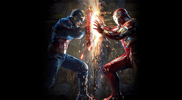 Captain America Civil War, Film, Captain America, Sfondo HD