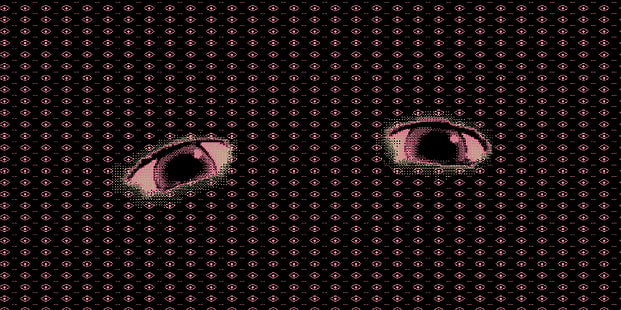 Serial Experiments Lain, anime, eyes, Wallpaper HD HD wallpaper