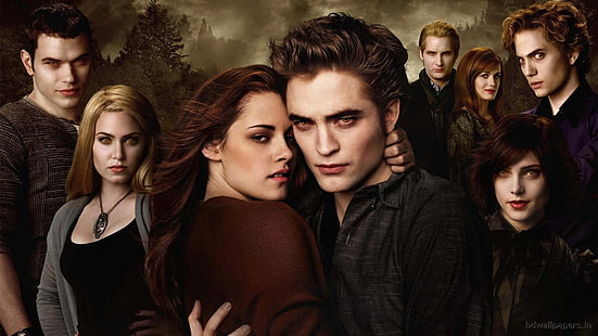 The Twilight Saga: Breaking Dawn HD, plakat z postaciami o zmierzchu, Twilight, Breaking, Dawn, HD, Tapety HD HD wallpaper