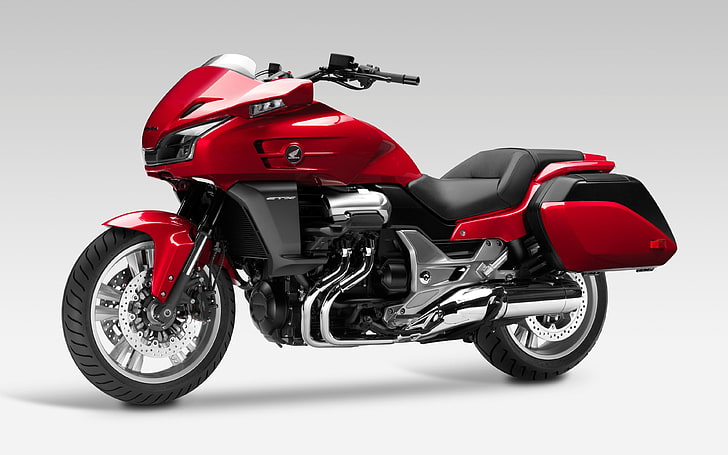 Honda CTX1300 2014, red Honda touring motorcycle, Motorcycles, Honda, red, 2014, HD wallpaper