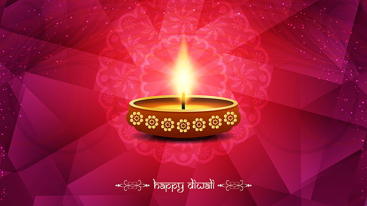 5K, Indian Festivals, 4K, Happy Diwali, HD-Hintergrundbild