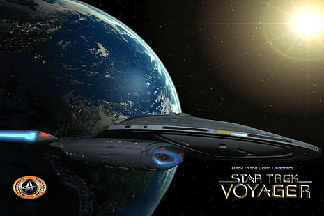 Star Trek, Star Trek: Voyager, Earth, HD tapet HD wallpaper
