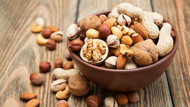 Food, Nut, Almond, Peanut, Pistachio, Walnut, HD wallpaper