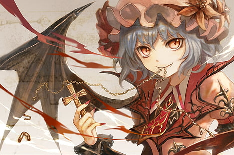 Anime, Touhou, Remilia Scarlet, HD-Hintergrundbild HD wallpaper