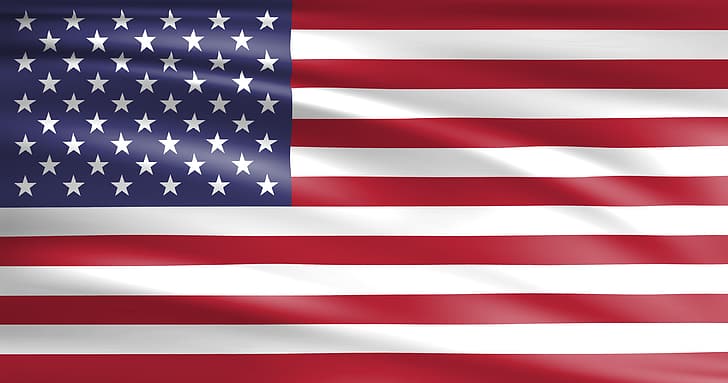USA, Star, American, Flag, America, American Flag, Float, United Staes, Streak, Ensign, National Flag, HD wallpaper