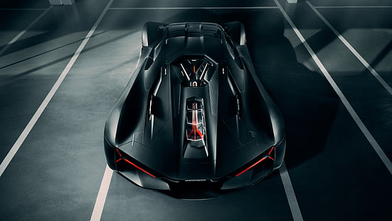 ด้านหลัง, Lamborghini, 2019, Terzo, Millennio, วอลล์เปเปอร์ HD HD wallpaper