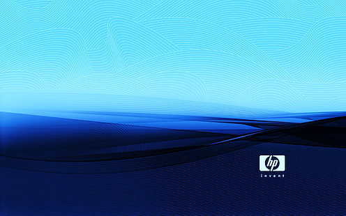 HP Invent, fond d'écran bleu HP HD, Ordinateurs, HP, bleu, ordinateur, Fond d'écran HD HD wallpaper
