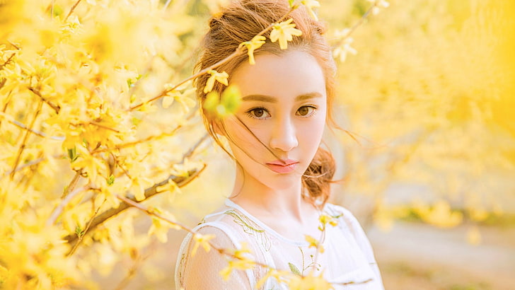 Chinese youth fashion beauty actress photo wallpap.., HD wallpaper