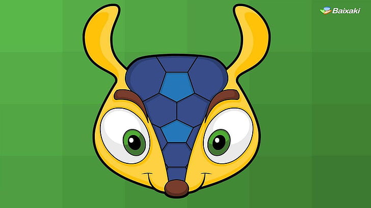Fuleco 2014 World Cup, animerad djurillustration, 2014 World Cup, Fuleco, World Cup, HD tapet