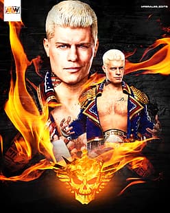 WWE, โคดี้ โรดส์, มวยปล้ำ, วอลล์เปเปอร์ HD HD wallpaper