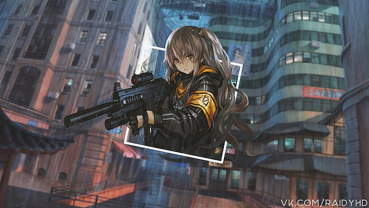 anime girls, anime, picture-in-picture, Girls Frontline, Sfondo HD