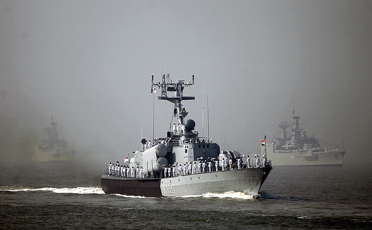 warship, Indian-Navy, HD wallpaper