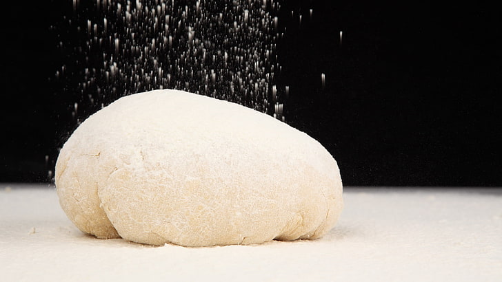 dough and flour, dough, flour, cooking, HD wallpaper