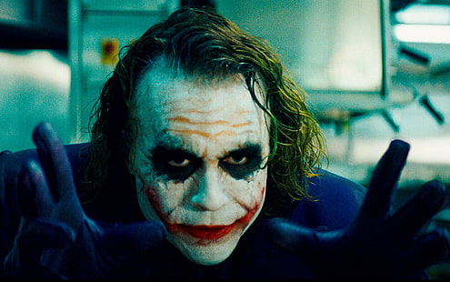 Batman, El caballero oscuro, Heath Ledger, Joker, Fondo de pantalla HD HD wallpaper