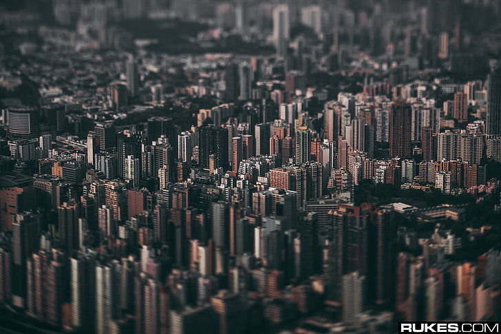 Rukes, fotografi, kota, lanskap kota, Hong Kong, Wallpaper HD