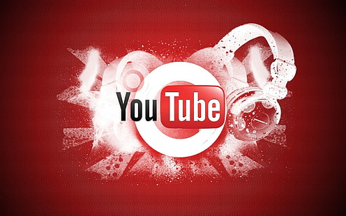 YouTubeロゴ、youtube、ビデオホスティング、ロゴ、google、 HDデスクトップの壁紙 HD wallpaper