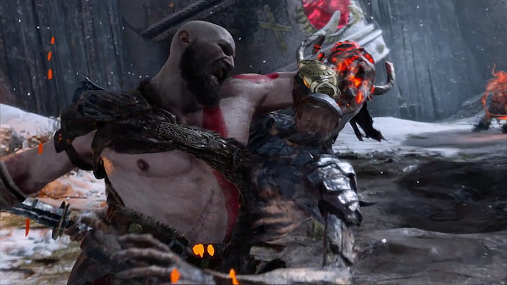 Dieu de la guerre, Kratos, Dieu de la guerre (2018), Fond d'écran HD