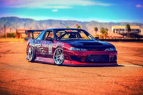 Drift, Nissan, S14, Silvia, Tuning, HD-Hintergrundbild HD wallpaper