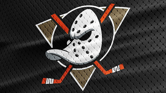 Hockey, anatre di Anaheim, emblema, logo, NHL, Sfondo HD HD wallpaper