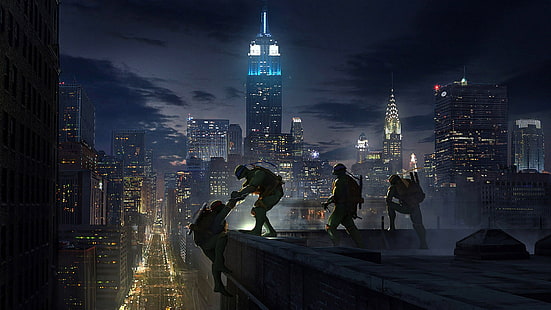 Teenage Mutant Ninja-Schildkröten, TMNT, Emmanuel Shiu, eenage Mutant Ninja Turtles, HD-Hintergrundbild HD wallpaper