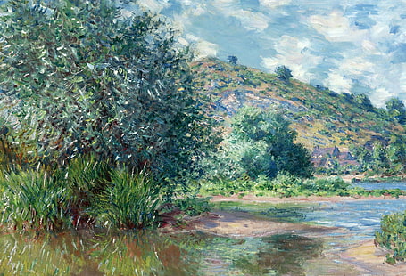 przyroda, obraz, Claude Monet, Krajobraz w Port Vila, Tapety HD HD wallpaper
