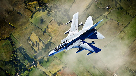 военни, военни самолети, реактивен изтребител, Panavia Tornado, Royal Airforce, HD тапет HD wallpaper
