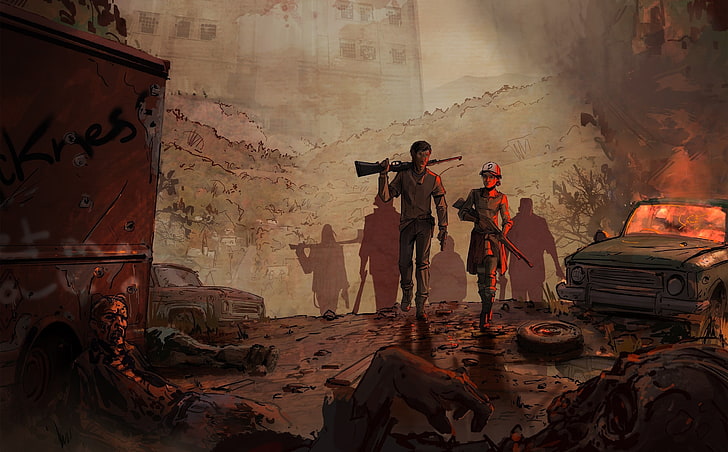 Walking Dead: Uma série de jogos Telltale, HD papel de parede