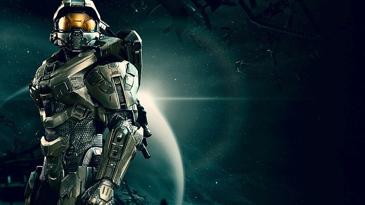 Halo wallpaper, video games, Halo, Halo 4, Master Chief, UNSC Infinity, 343 Industries, Spartans, Xbox One, HD wallpaper