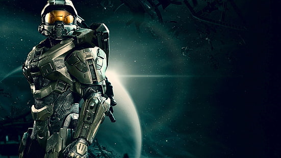 Halo tapet, videospel, Halo, Halo 4, Master Chief, UNSC Infinity, 343 Industries, Spartans, Xbox One, HD tapet HD wallpaper