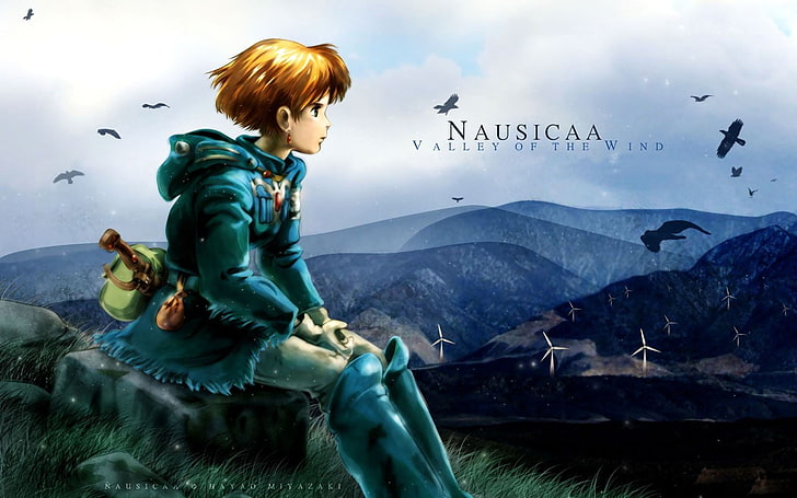 Nausicaa of the Valley of the Wind, Studio Ghibli, Nausicaa, anime, HD wallpaper