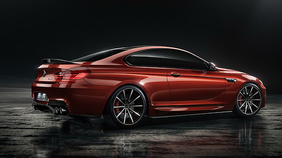 BMW Serie 6, sedán deportivo rojo, automóviles, 1920x1080, bmw m6, Fondo de pantalla HD HD wallpaper