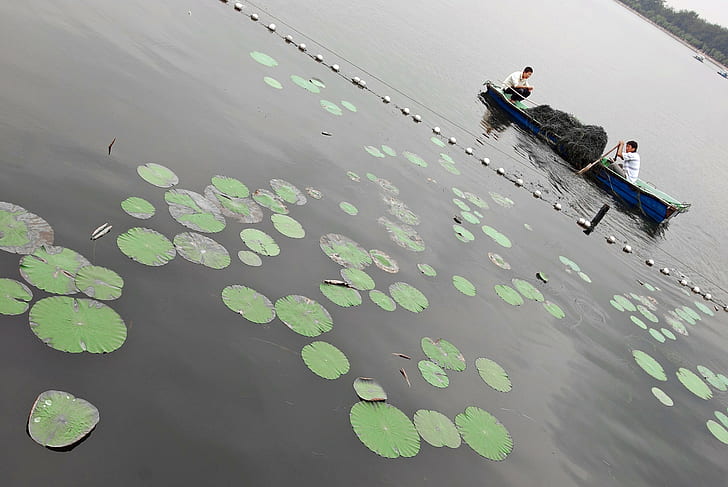北京釣り湖、 HDデスクトップの壁紙