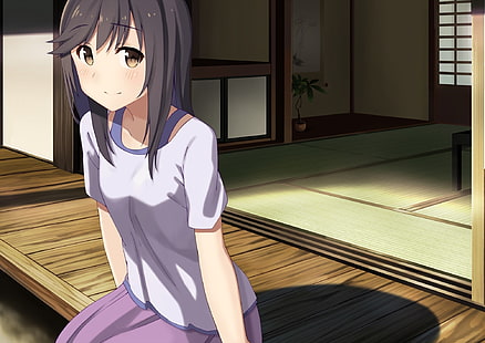 Non Non Biyori, Anime Girls, Ichijou Hotaru, HD-Hintergrundbild HD wallpaper