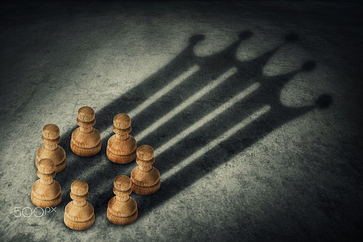 chess, shadow, pawns, 500px, HD wallpaper