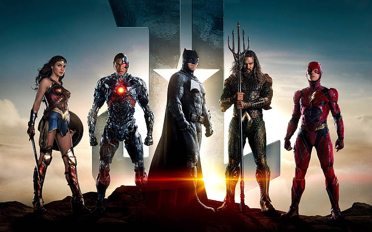 ภาพยนตร์, Justice League (2017), Aquaman, Arthur Curry, Barry Allen, Batman, Ben Affleck, Bruce Wayne, Cyborg (การ์ตูนดีซี), การ์ตูนดีซี, Diana of Themyscira, Ezra Miller, Flash, Gal Gadot, Jason Momoa, Justice League , เรย์ฟิชเชอร์, ซูเปอร์ฮีโร่, วิคเตอร์สโตน, วันเดอร์วูแมน, วอลล์เปเปอร์ HD
