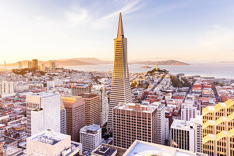 San Francisco, Stadt, Wolkenkratzer, HD-Hintergrundbild HD wallpaper