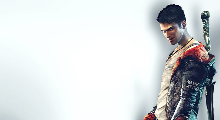 DMC Devil May Cry, Dante from Devil May Cry, Games, Devil May Cry, video game, 2013, Dante, dmc, dmc devil may cry, HD wallpaper