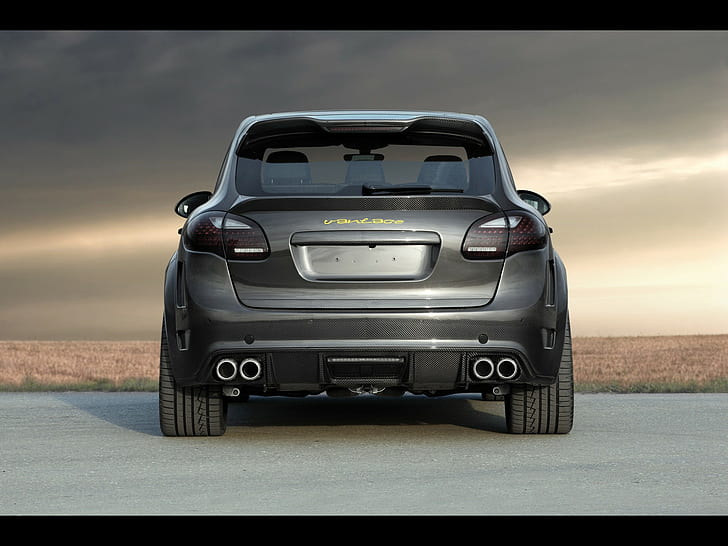Porsche Cayenne Vantage in fibra di carbonio HD, suv nero, auto, porsche, carbonio, fibra, vantage, cayenne, Sfondo HD