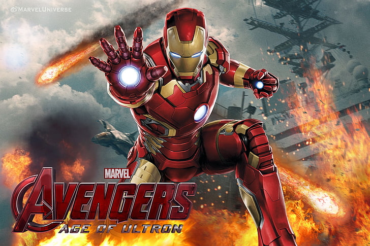Avengers: Age of Ultron, Marvel Comics, Iron Man, Fondo de pantalla HD