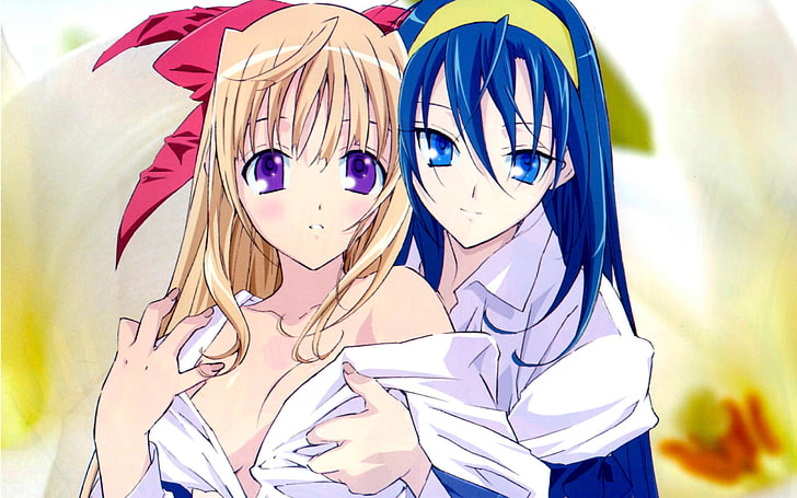 Kannazuki No Miko, ilustração de duas mulheres animadas, Anime / Animado,, garota, anime, HD papel de parede