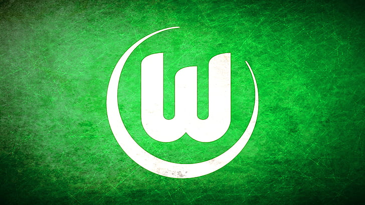 Logo, Wolfsburg, German football club, Bundesliga, Volkswagen Arena, HD wallpaper