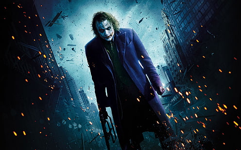 Batman, The Dark Knight, Joker, Sfondo HD HD wallpaper