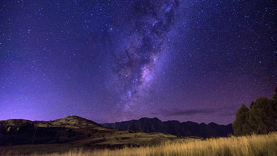 Starry Milky Way 5K, 은하수, 별이 빛나는, 방법, HD 배경 화면 HD wallpaper